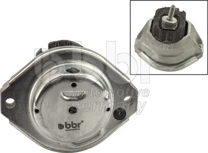 BBR Automotive 001-10-29998 - Подушка, опора, подвеска двигателя autospares.lv