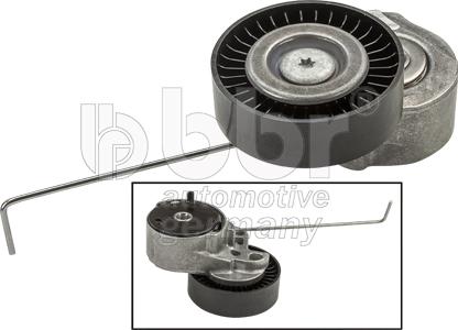 BBR Automotive 001-10-28214 - Натяжитель, поликлиновый ремень autospares.lv