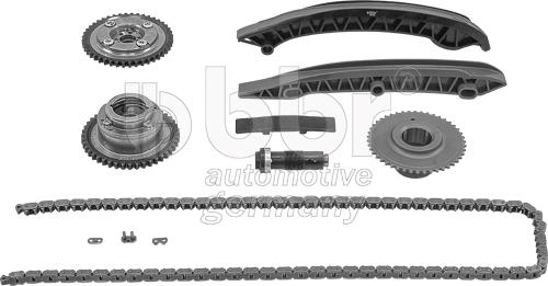 BBR Automotive 001-10-23448 - Комплект цепи привода распредвала autospares.lv