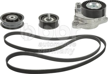 BBR Automotive 001-10-27775 - Поликлиновый ременный комплект autospares.lv