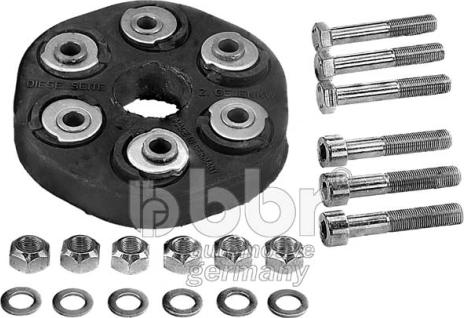 BBR Automotive 001-30-12927 - Шарнир, продольный вал autospares.lv