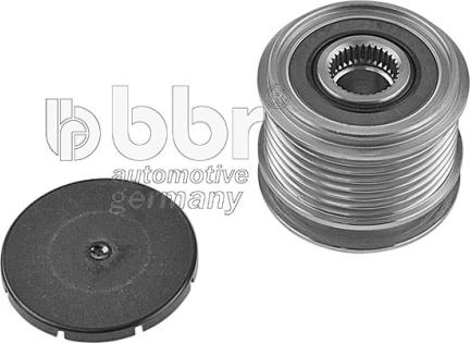 BBR Automotive 001-30-12823 - Шкив генератора, муфта autospares.lv