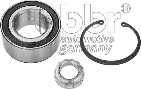 BBR Automotive 003-51-10396 - Подшипник ступицы колеса, комплект autospares.lv