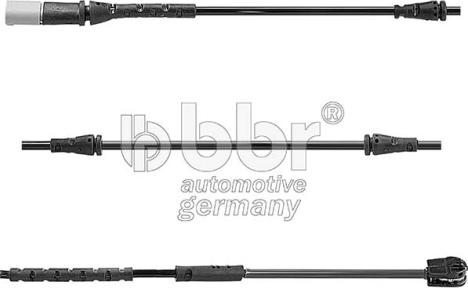 BBR Automotive 003-10-15875 - Сигнализатор, износ тормозных колодок autospares.lv