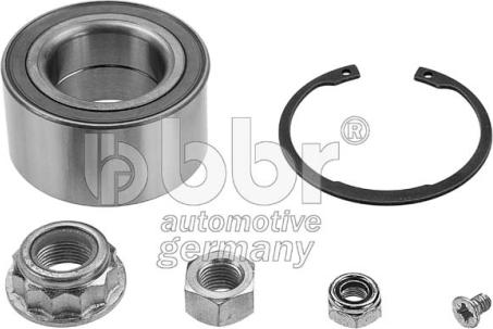 BBR Automotive 002-51-10137 - Подшипник ступицы колеса, комплект autospares.lv