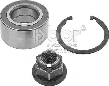 BBR Automotive 007-51-15640 - Подшипник ступицы колеса, комплект autospares.lv