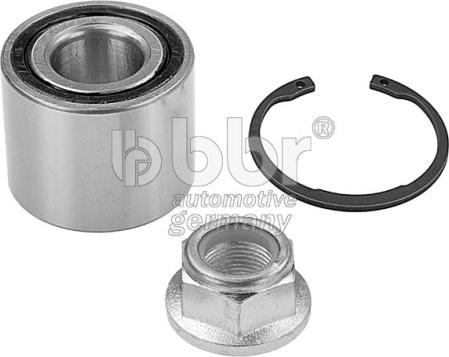 BBR Automotive 029-51-15642 - Подшипник ступицы колеса, комплект autospares.lv