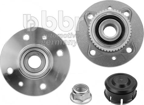 BBR Automotive 029-51-13674 - Подшипник ступицы колеса, комплект autospares.lv