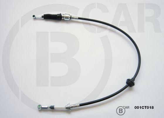 B CAR 001CT018 - Трос, наконечник, ступенчатая коробка передач autospares.lv