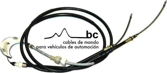 Beca Cables 302002 - Тросик, cтояночный тормоз autospares.lv