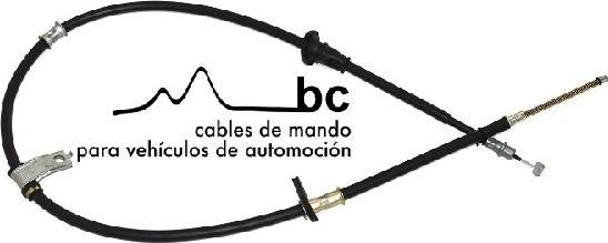 Beca Cables 2001046 - Тросик, cтояночный тормоз autospares.lv