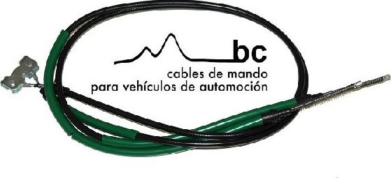 Beca Cables 2001029 - Тросик, cтояночный тормоз autospares.lv
