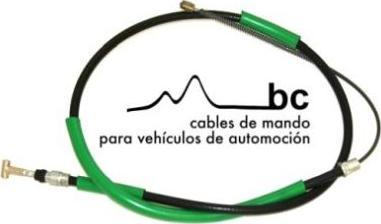 Beca Cables 203002 - Тросик, cтояночный тормоз autospares.lv