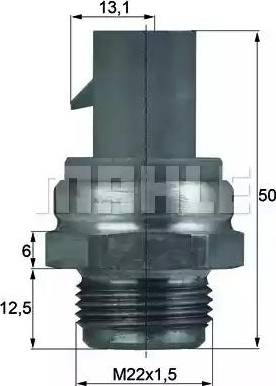 BEHR TSW 14D - Термовыключатель, вентилятор радиатора / кондиционера autospares.lv