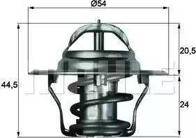 BEHR TX 4 83D - Термостат охлаждающей жидкости / корпус autospares.lv