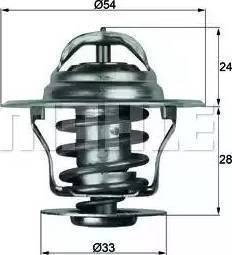 BEHR TX 11 92D - Термостат охлаждающей жидкости / корпус autospares.lv