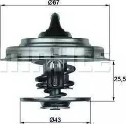 BEHR TX 18 87D - Термостат охлаждающей жидкости / корпус autospares.lv