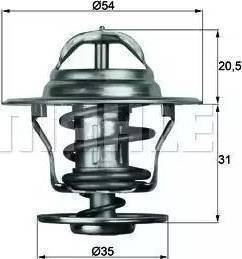 BEHR TX 13 71D - Термостат охлаждающей жидкости / корпус autospares.lv