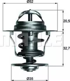 BEHR TX 12 88D - Термостат охлаждающей жидкости / корпус autospares.lv