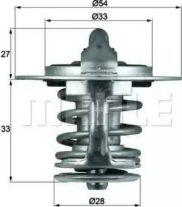 BEHR TX 84 77 - Термостат охлаждающей жидкости / корпус autospares.lv