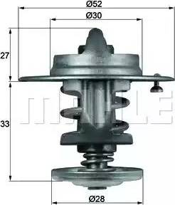 BEHR TX 80 83 - Термостат охлаждающей жидкости / корпус autospares.lv