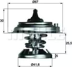 BEHR TX 29 80D - Термостат охлаждающей жидкости / корпус autospares.lv