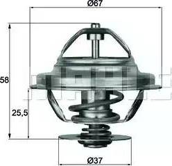 BEHR TX 21 80D - Термостат охлаждающей жидкости / корпус autospares.lv