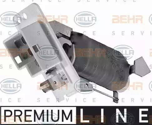 BEHR HELLA Service 9XX 009 122-011 - Сопротивление, реле, вентилятор салона autospares.lv