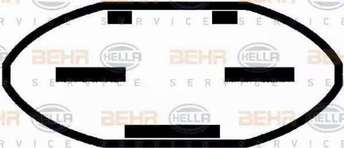 BEHR HELLA Service 8EW 009 158-771 - Вентилятор, охлаждение двигателя autospares.lv