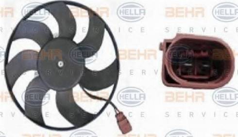 BEHR HELLA Service 8EW 351 039-181 - Вентилятор, охлаждение двигателя autospares.lv