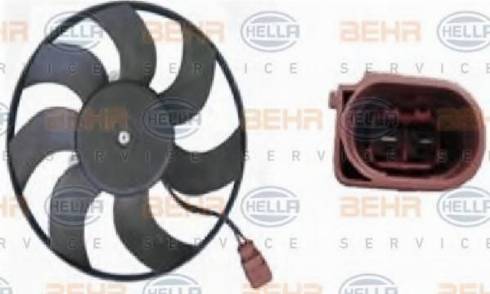 BEHR HELLA Service 8EW 351 039-201 - Вентилятор, охлаждение двигателя autospares.lv