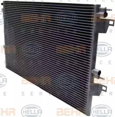 BEHR HELLA Service 8FC 351 301-634 - Конденсатор кондиционера autospares.lv