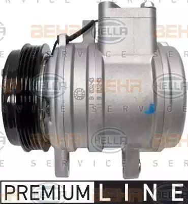 BEHR HELLA Service 8FK 351 001-381 - Компрессор кондиционера autospares.lv