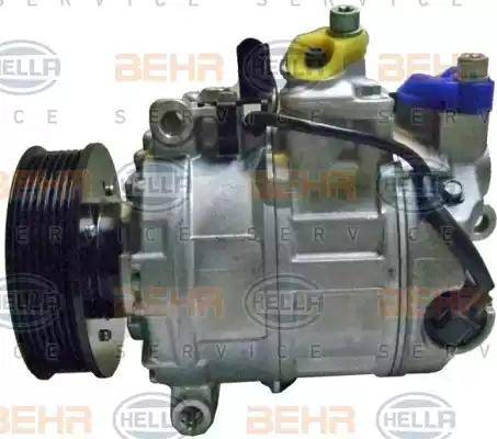 BEHR HELLA Service 8FK 351 001-371 - Компрессор кондиционера autospares.lv