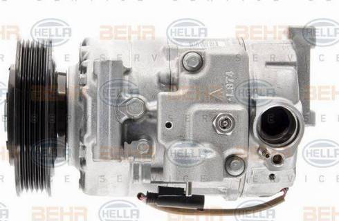 BEHR HELLA Service 8FK 351 007-161 - Компрессор кондиционера autospares.lv