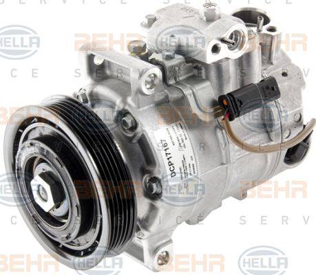 BEHR HELLA Service 8FK 351 007-171 - Компрессор кондиционера autospares.lv