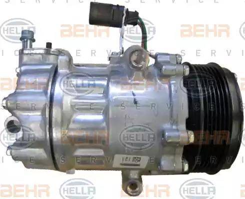 BEHR HELLA Service 8FK 351 105-191 - Компрессор кондиционера autospares.lv