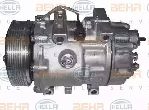 BEHR HELLA Service 8FK 351 106-421 - Компрессор кондиционера autospares.lv