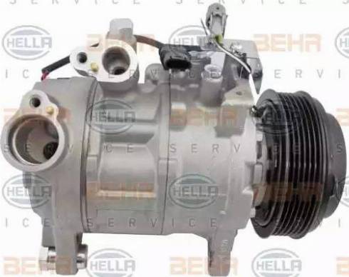 BEHR HELLA Service 8FK 351 100-601 - Компрессор кондиционера autospares.lv