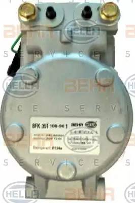 BEHR HELLA Service 8FK 351 108-961 - Компрессор кондиционера autospares.lv