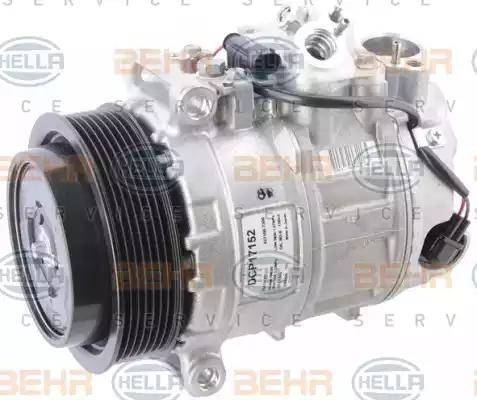 BEHR HELLA Service 8FK 351 107-131 - Компрессор кондиционера autospares.lv