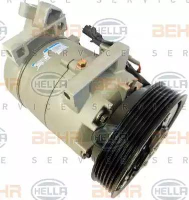 BEHR HELLA Service 8FK 351 115-571 - Компрессор кондиционера autospares.lv