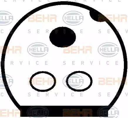 BEHR HELLA Service 8FK 351 110-621 - Компрессор кондиционера autospares.lv