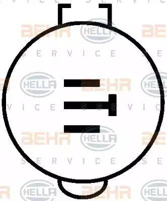 BEHR HELLA Service 8FK 351 110-781 - Компрессор кондиционера autospares.lv