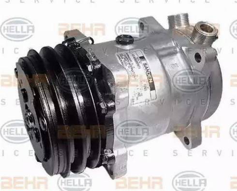 BEHR HELLA Service 8FK 351 117-021 - Компрессор кондиционера autospares.lv