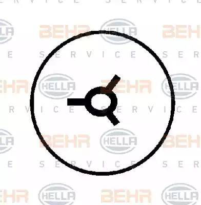 BEHR HELLA Service 8FK 351 316-521 - Компрессор кондиционера autospares.lv