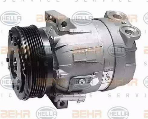 BEHR HELLA Service 8FK 351 134-081 - Компрессор кондиционера autospares.lv