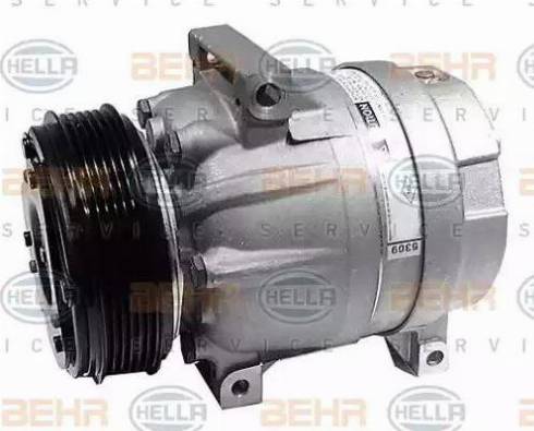 BEHR HELLA Service 8FK 351 134-121 - Компрессор кондиционера autospares.lv