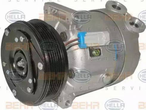 BEHR HELLA Service 8FK 351 135-431 - Компрессор кондиционера autospares.lv