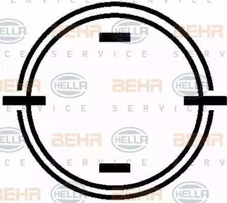 BEHR HELLA Service 8FK 351 133-911 - Компрессор кондиционера autospares.lv